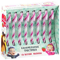 Карамель СЛАДКАЯ СКАЗКА Маша и Медведь трость 8*15г НГ