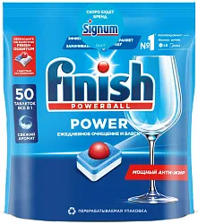 Таблетки для ПММ ФИНИШ Пауэр болл все в 1 макс 50шт