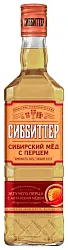Настойка СИББИТТЕР Сибирский мед с перцем горькая 38% ст/б 0.5л