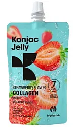 Желе конжаковое ХЕТСТИЯ Клубника с пептидами коллагена м/у 150г