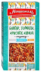 Смесь круп НАЦИОНАЛЬ Булгур томаты красное киноа карт/уп 250г