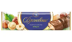 Шоколад ВДОХНОВЕНИЕ молочный с начинкой из фундука 40г