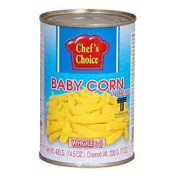 Кукуруза ШЕФС ЧОЙЗ Початки молодые ж/б 410г