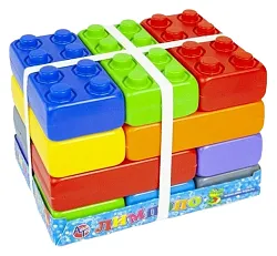 Конструктор АЛЕКС-ТОЙЗ блочный 15 элементов арт.37306