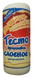 Тесто МЯСНАЯ ТЕЛЕЖКА слоеное дрожжевое 1000г