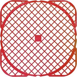 Решетка для мойки ПОЛИМЕРБЫТ Вишня 33*33см арт.4321617