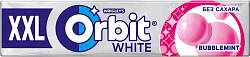 Жевательная резинка ОРБИТ ХХL Белоснежный Баблминт 19г