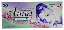 Тампоны АННА Люкс Нормал 20шт