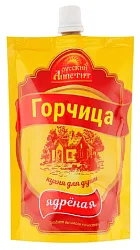 Горчица РУССКИЙ АППЕТИТ Ядреная д/пак 120г