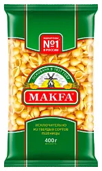 Мак.изделия МАКФА Ракушки м/у 400г