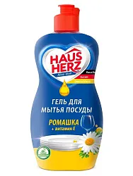 Средство для мытья посуды ХАУСХЕРЦ Ромашка и витамин Е 650мл