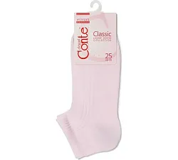 Носки женские КОНТЕ Элегант Классик короткие светло-розовые р.23-25 арт.7С-34СП016