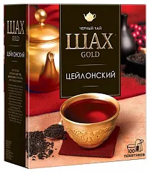 Чай ШАХ Голд черный 100пак
