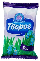 Творог ТОМСКОЕ МОЛОКО бзмж 9% 180г