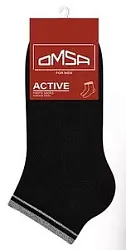 Носки мужские ОМСА Актив укороченные черные р.45-47 арт.105