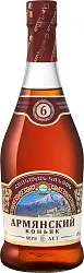Коньяк АРМЯНСКИЙ КОНЬЯК 6 лет 40% ст/б 0.5л