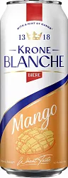 Пивной напиток КРОН БЛАНШ Бир манго светлый пастер 4.5% ж/б 0.45л