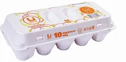 Яйцо куриное ИНСКАЯ ПФ СО 10шт