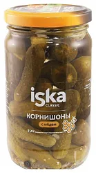 Огурцы ИСКА Корнишоны с медом  ст/б 370мл