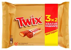 Батончик ТВИКС мультипак 165г