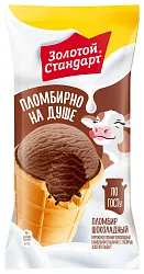 Мороженое ЗОЛОТОЙ СТАНДАРТ Пломбир шоколадный бзмж 90г