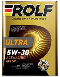 Масло моторное РОЛЬФ Ультра 5W30 А3/В4 SP 1л