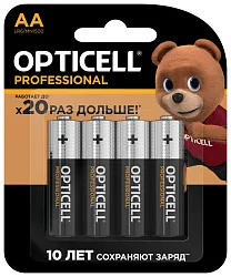 Батарейки ОПТИСЕЛЛ Профессиональные AA 4шт