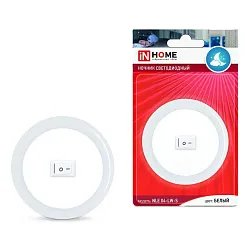 Ночник светодиодный ИН ХОУМ белый арт.NLE 04-LW