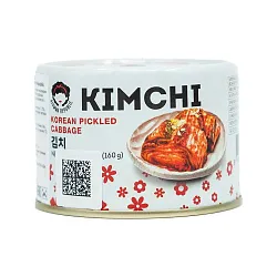 Капуста АДЖУММА РЕПАБЛИК кимчи консервированная ж/б 160г