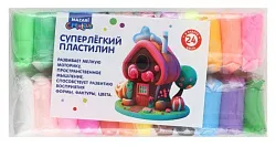 Пластилин МАЗАРИ суперлегкий 24цв арт.M-4199/4197