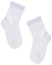Носки детские КОНТЕ КИДС Мисс белые р.16 арт.696