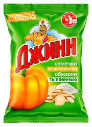 Семечки тыквенные ДЖИНН с морской солью 100г