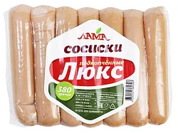 Сосиски ЛАМА Люкс 350г
