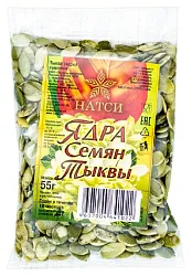 Семечки тыквенные НАТСИ ядро 55г