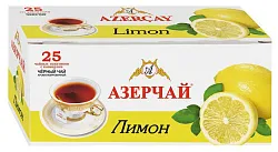 Чай АЗЕРЧАЙ лимонный черный 25пак
