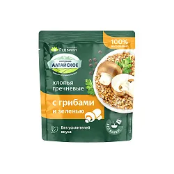 Каша ГУДВИЛЛ Хлопья гречневые с грибами м/у 40г