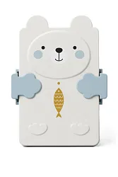 Ланчбокс МИЛОТА Мишка белый 1л арт.6209-1