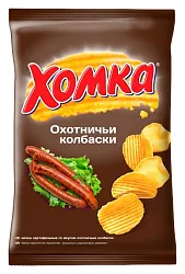 Чипсы ХОМКА охотничьи колбаски м/у 120г