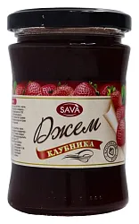 Джем САВА клубника ст/б 300г