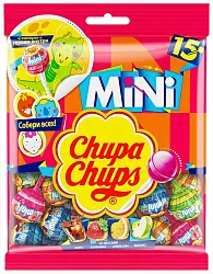 Карамель на палочке ЧУПА ЧУПС Мини пакет 90г