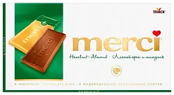 Шоколад МЕРСИ лесной орех и миндаль 100г