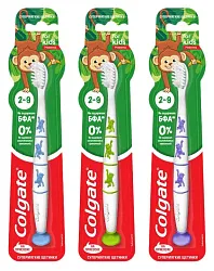 Зубная щетка КОЛГЕЙТ супермягкая 2-9 лет