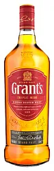 Виски ГРАНТС Трипл Вуд 3 года 40% ст/б 1л