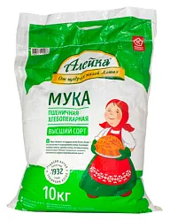 Мука АЛЕЙКА пшеничная в/с м/у 10кг