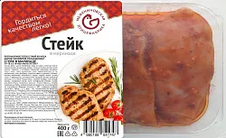 Стейк МЕЖЕНИНОВСКАЯ ПФ из филе грудки в маринаде охл 400г