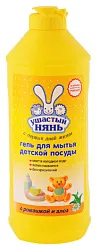 Средство для мытья посуды УШАСТЫЙ НЯНЬ Ромашка детский 500мл