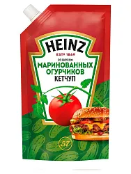 Кетчуп ХАЙНЦ со вкусом маринованных огурчиков д/пак 320г