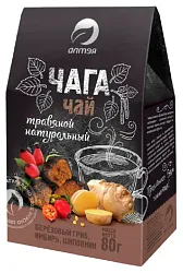 Чайный напиток АЛТЭЯ Чага с имбирем и шиповником 80г