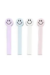 Зажим для пакетов МИЛОТА Смайл 4шт арт.6074