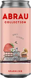 Игристое вино АБРАУ Коллекшен жемчужное розовое брют 12% ж/б 0.25л